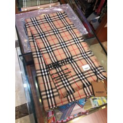 Replica Burberry Vintage Check Horseferry Cashmere Shawl 100 x 200