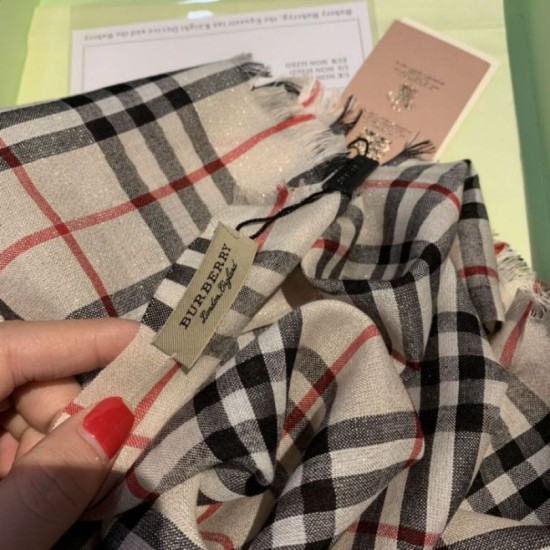 Replica Burberry TB Check Horseferry Cashmere Shawl 70 x 200 Black