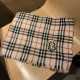 Replica Burberry TB Check Horseferry Cashmere Shawl 70 x 200 Black