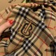 Replica Burberry TB Check Horseferry Cashmere Shawl 70 x 200 Brown