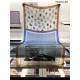 Fake Burberry Oyster Print Cashmere Shawl 110 x 200 Blue Replica