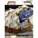 Fake Burberry Oyster Print Cashmere Shawl 110 x 200 Blue Replica