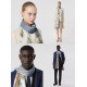 Fake Burberry Oyster Print Cashmere Shawl 110 x 200 Blue Replica