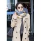 Fake Burberry Oyster Print Cashmere Shawl 110 x 200 Blue Replica