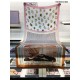 Fake Burberry Oyster Print Cashmere Shawl 110 x 200 Coffee Replica