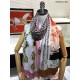 Fake Burberry Oyster Print Cashmere Shawl 110 x 200 Coffee Replica