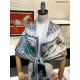 Replica Burberry Oyster Print Cashmere Shawl 110 x 200 Black
