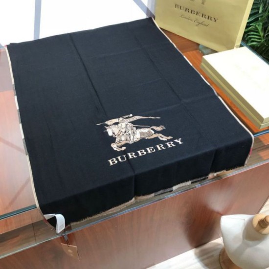 Replica Burberry Classic Check Cashmere Shawl 70 x 200 Brown
