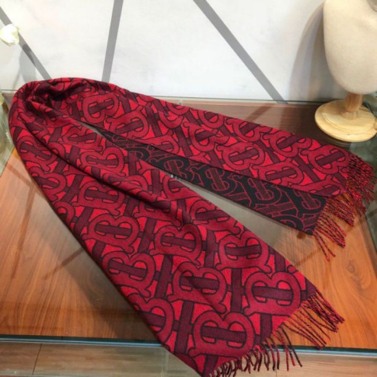 Replica Burberry TB Limit Edition Cashmere Shawl Claret