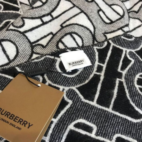 Replica Burberry TB Limit Edition Cashmere Shawl Gray
