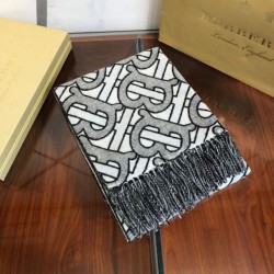 Replica Burberry TB Limit Edition Cashmere Shawl Gray