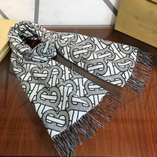 Replica Burberry TB Limit Edition Cashmere Shawl Gray