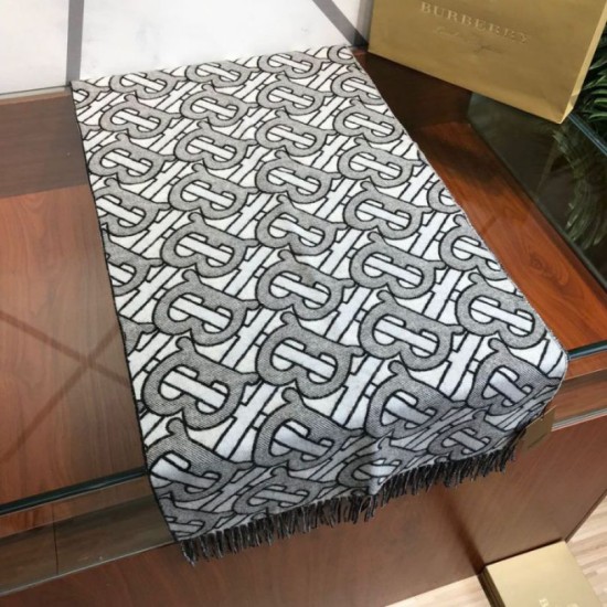 Replica Burberry TB Limit Edition Cashmere Shawl Gray