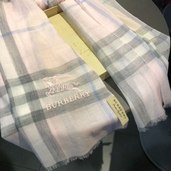 Replica Burberry Classic Horse Cashmere Shawl Pink