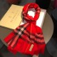 Replica Burberry Classic Horse Cashmere Shawl Red