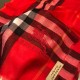 Replica Burberry Classic Horse Cashmere Shawl Red