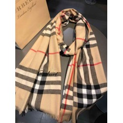 Replica Burberry Classic Check Cashmere Shawl 70 x 220 Brown