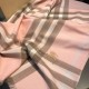 Replica Burberry Classic Check Cashmere Shawl 70 x 220 Pink