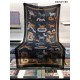 Replica Hermes Pop horse Cashmere Shawl 110 x 200 Black Replica Hermes Pop horse Cashmere Shawl 110 x 200 Black