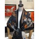 Replica Hermes Pop horse Cashmere Shawl 110 x 200 Black Replica Hermes Pop horse Cashmere Shawl 110 x 200 Black