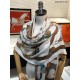 Replica Hermes Pop horse Cashmere Shawl 110 x 200 White Replica Hermes Pop horse Cashmere Shawl 110 x 200 White