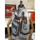 Replica Hermes Pop horse Cashmere Shawl 110 x 200 White Replica Hermes Pop horse Cashmere Shawl 110 x 200 White
