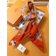 Replica Hermes Landscape Cashmere Silk Shawl 140 Orange