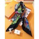 Replica Hermes Landscape Cashmere Silk Shawl 140 Black