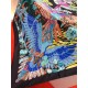 Replica Hermes Landscape Cashmere Silk Shawl 140 Black