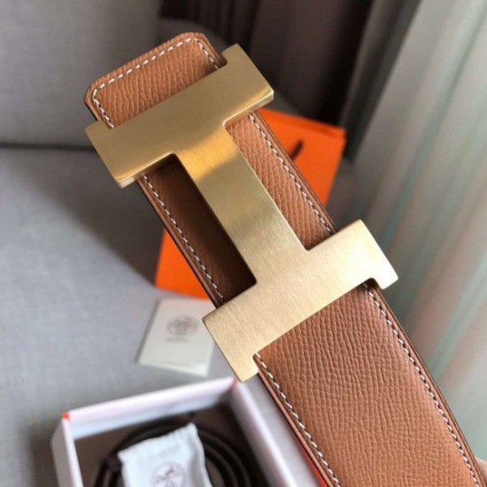 Replica Hermes Constance 2 Belt Buckle Gold Epsom 42MM Strap