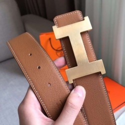 Replica Hermes Constance 2 Belt Buckle Gold Epsom 42MM Strap