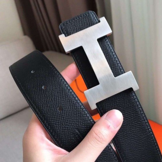 Replica Hermes Constance 2 Belt Buckle Black Epsom 42MM Strap