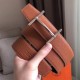 Replica Hermes H d'Ancre Reversible Belt Brown/Noir Leather