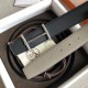 Replica Hermes H d'Ancre Reversible Belt Grey/Noir Leather
