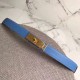 Replica Hermes Kelly Belt Blue Epsom Leather