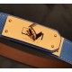Replica Hermes Kelly Belt Blue Epsom Leather
