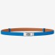Replica Hermes Kelly Belt Blue Epsom Leather