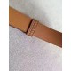 Fake Hermes Kelly Belt Brown Epsom Leather Replica
