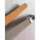 Replica Hermes Kelly Belt Taupe Epsom Leather