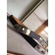 Fake Hermes Kelly Belt Black Epsom Leather Replica