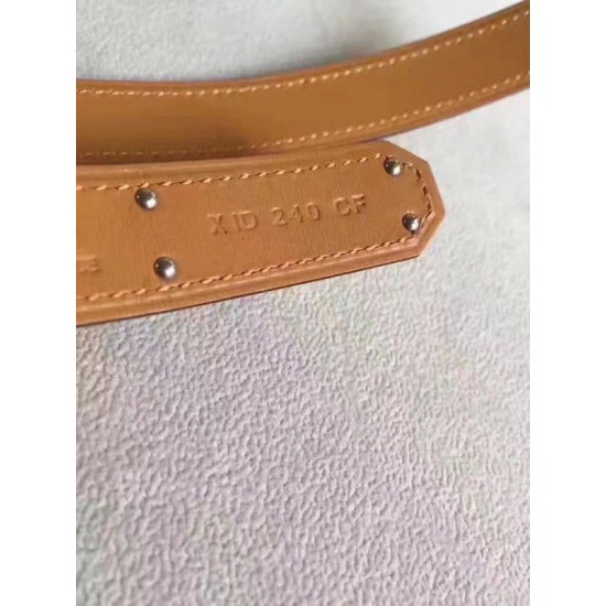 Fake Hermes Kelly Belt Black Epsom Leather Replica