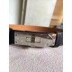 Fake Hermes Kelly Belt Black Epsom Leather Replica