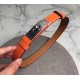 Replica Hermes Kelly Belt Orange Epsom Leather
