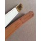 Replica Hermes Kelly Belt White Epsom Leather