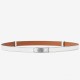 Replica Hermes Kelly Belt White Epsom Leather