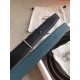 Replica Hermes Officier Reversible 38mm Belt Blue Clemence Leather Replica Hermes Officier Reversible 38mm Belt Blue Clemence Leather