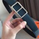Replica Hermes Officier Reversible 38mm Belt Blue Clemence Leather Replica Hermes Officier Reversible 38mm Belt Blue Clemence Leather