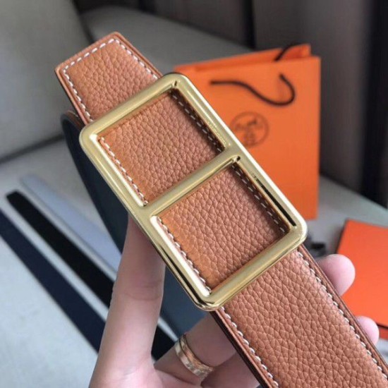 Replica Hermes Officier Belt Buckle Brown 38MM Strap Replica Hermes Officier Belt Buckle Brown 38MM Strap