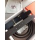 Fake Hermes Quizz 32mm Reversible Belt Cafe Clemence Leather Replica