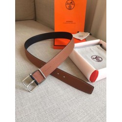 Replica Hermes Brown Saddle 38MM Reversible Belt